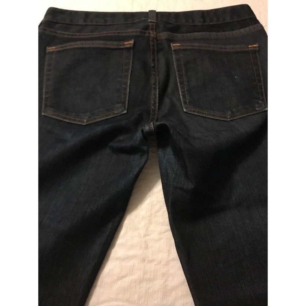 J. Crew Women's Jeans Matchstick Slim Straight Leg Dark Stretch Size 27 S X 31